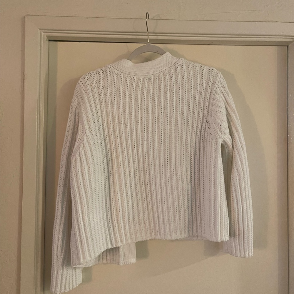 Vince Rib Wave Cardigan size Large - Picture 4 of 4